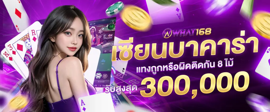 โปรโมชั่น เซียนบาคาร่า รับสูงสุด 300000